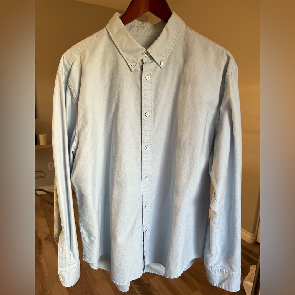 Rag & Bone Blue Shirt Mens XXL Fit 2